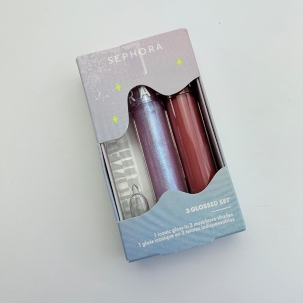 SEPHORA COLLECTION Glossed 3pc Lip Gloss Set High Shine Finish